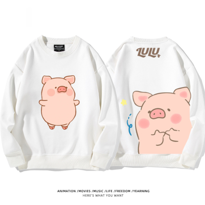 LuLu豬 聯名2024親子情侶裝 圓領長袖
