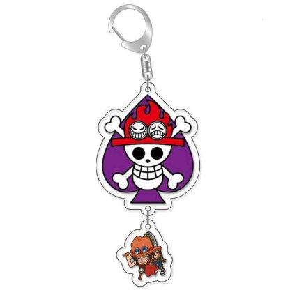 航海王草帽路飛索隆喬巴羅賓亞力克鑰匙扣掛飾【單買三件起送】