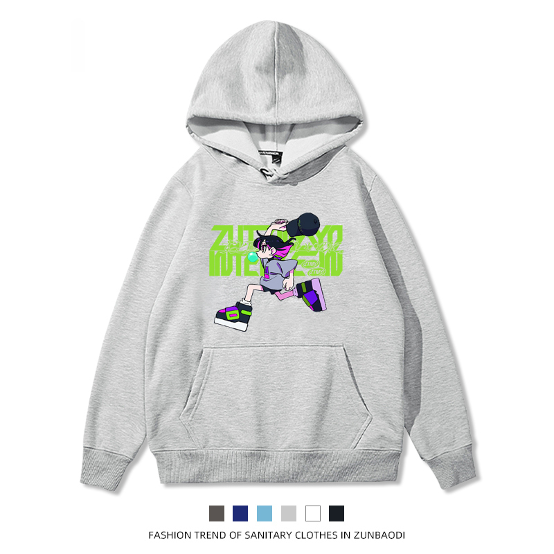 永遠是深夜有多好 聯名衛衣2024秋冬新款親子情侶裝薄絨款連帽衛衣