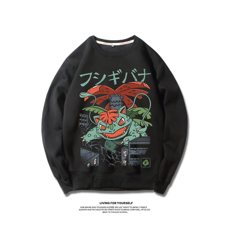 寶可夢日系2023親子情侶裝 圓領長袖