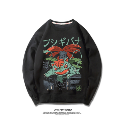 寶可夢日系2023親子情侶裝 圓領長袖