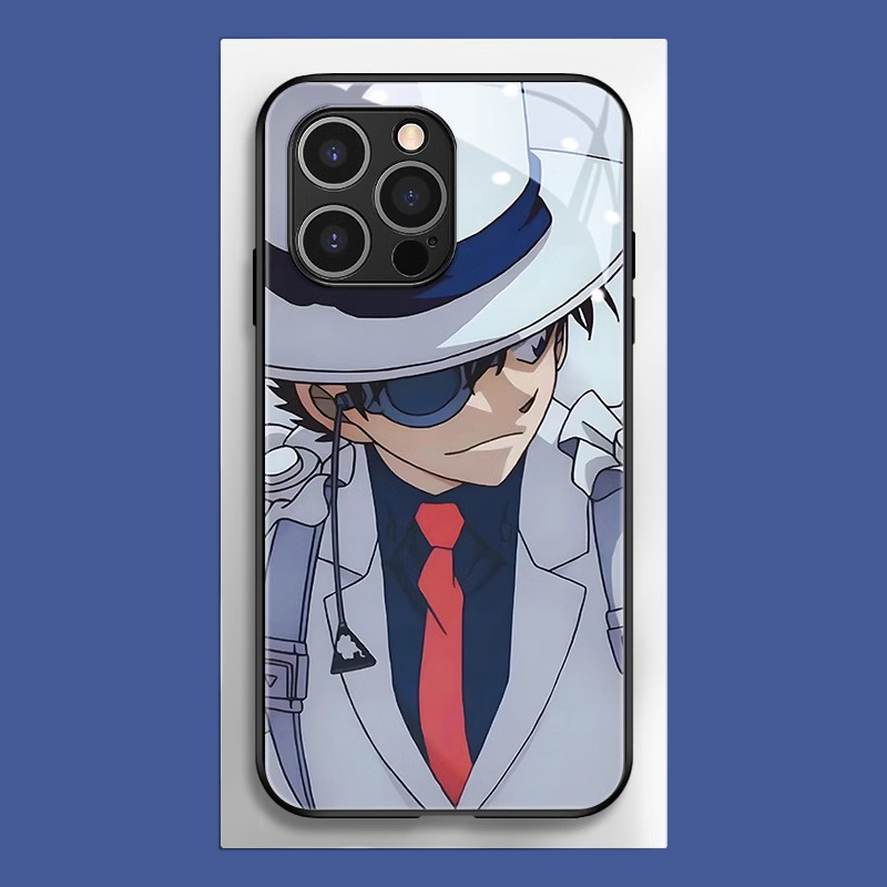 名偵探柯南新款高清全包防摔玻璃殼