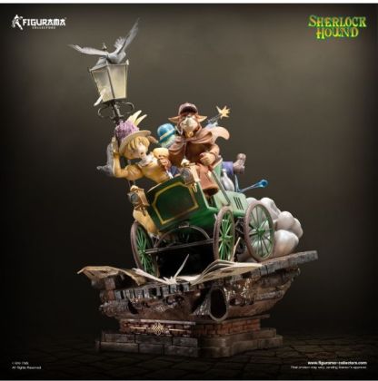 【預購】正版授權 石油廠Figurama 《妙犬神探/名偵探福爾摩斯》夏洛克、華生和哈德遜夫人 1/8雕像