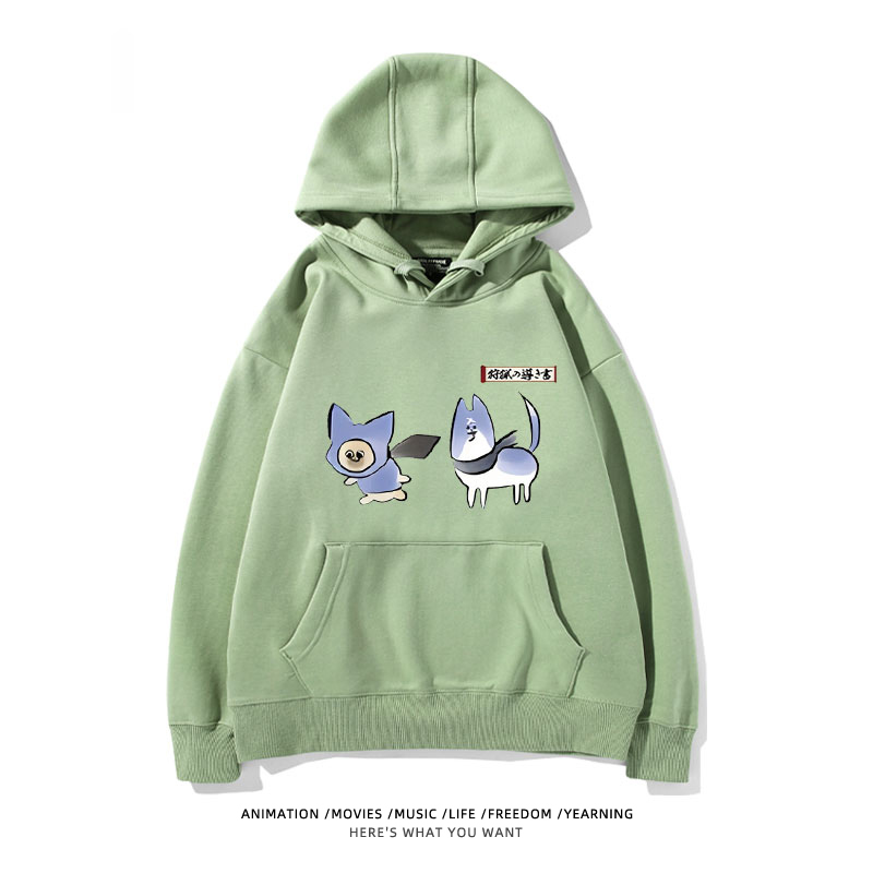 Monster Hunter Rise魔物獵人 聯名衛衣2024秋冬新款親子情侶裝薄絨款連帽衛衣