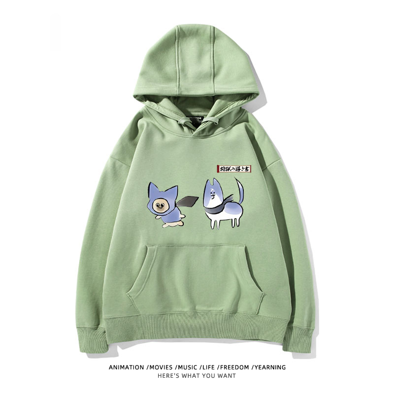 Monster Hunter Rise魔物獵人 聯名衛衣2024秋冬新款親子情侶裝薄絨款連帽衛衣