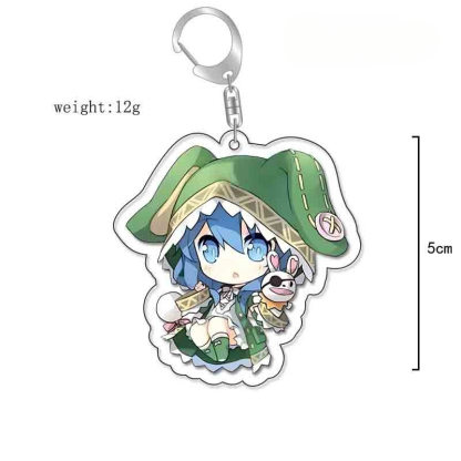 約會大作戰時崎狂三五河琴裏夜刀神天香四糸乃二亞亞力克鑰匙扣 掛飾【單買三件起送】