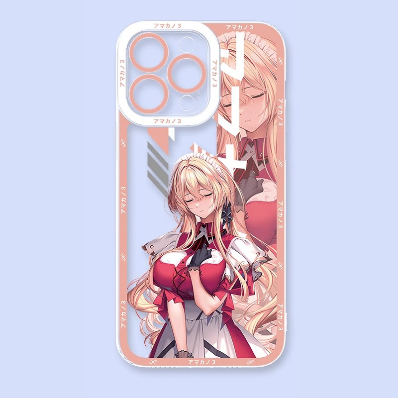 甜蜜女友天使眼透明防摔軟殼