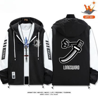 魔物獵人 輕薄透氣拉鏈防曬衣外套