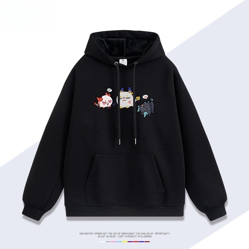 明日方舟龍泡泡新款 親子情侶男女連帽衛衣