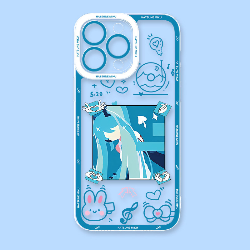 初音未來 天使眼透明手機殼