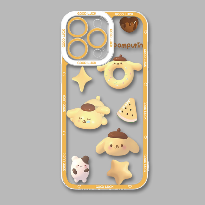 三麗鷗佈丁狗天使眼透明手機殼