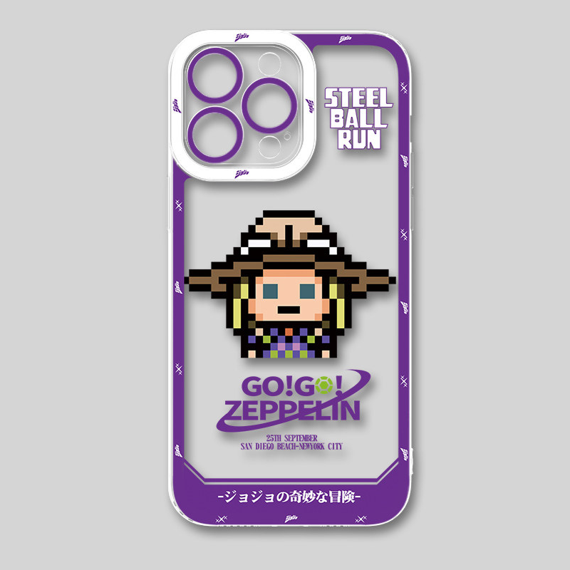 JOJO 的奇妙冒險 飆馬野郎 傑洛齊貝林天使眼透明手機殼