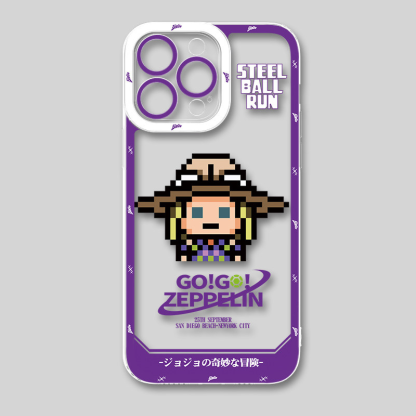 JOJO 的奇妙冒險 飆馬野郎 傑洛齊貝林天使眼透明手機殼