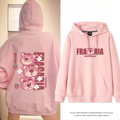 熊抱哥新款 親子情侶男女連帽衛衣