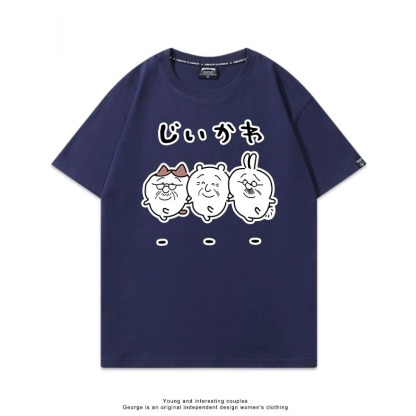 Chiikawa 2025親子情侶男女同款 印花短袖T恤