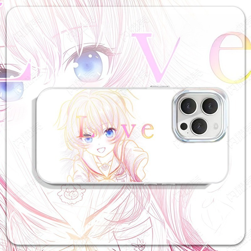 動漫LOVE系列 極光金漸變手機殼