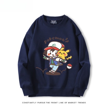 精靈寶可夢Q版 聯名親子情侶裝 圓領長袖