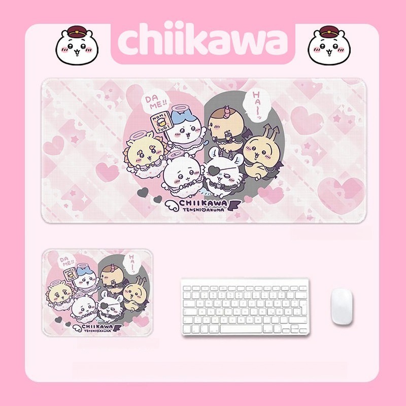 Chiikawa吉伊卡哇 主題桌墊 布質滑鼠墊