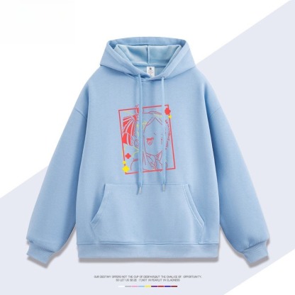 Re:Zero 聯名衛衣秋冬新款親子情侶裝連帽衛衣