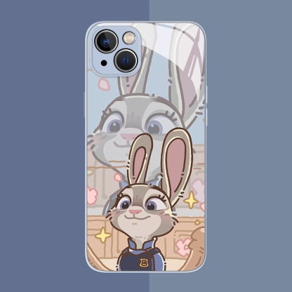 瘋狂動物城新款高清全包防摔玻璃殼