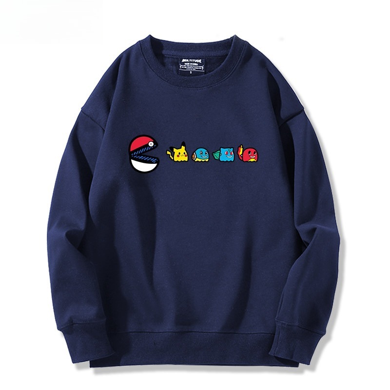 精靈寶可夢星之卡比 聯名親子情侶裝 圓領長袖