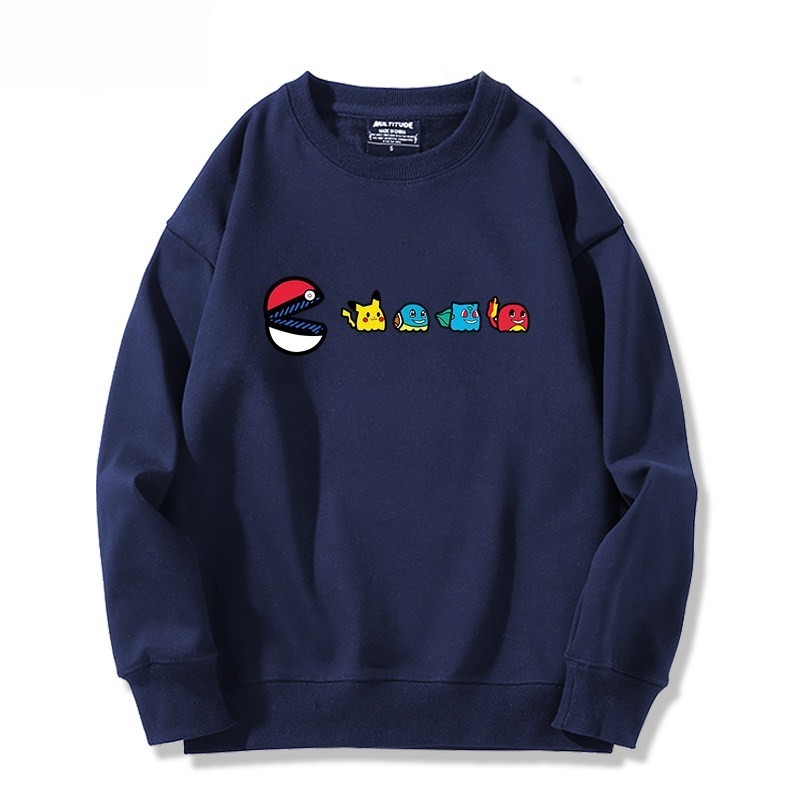 精靈寶可夢星之卡比 聯名親子情侶裝 圓領長袖