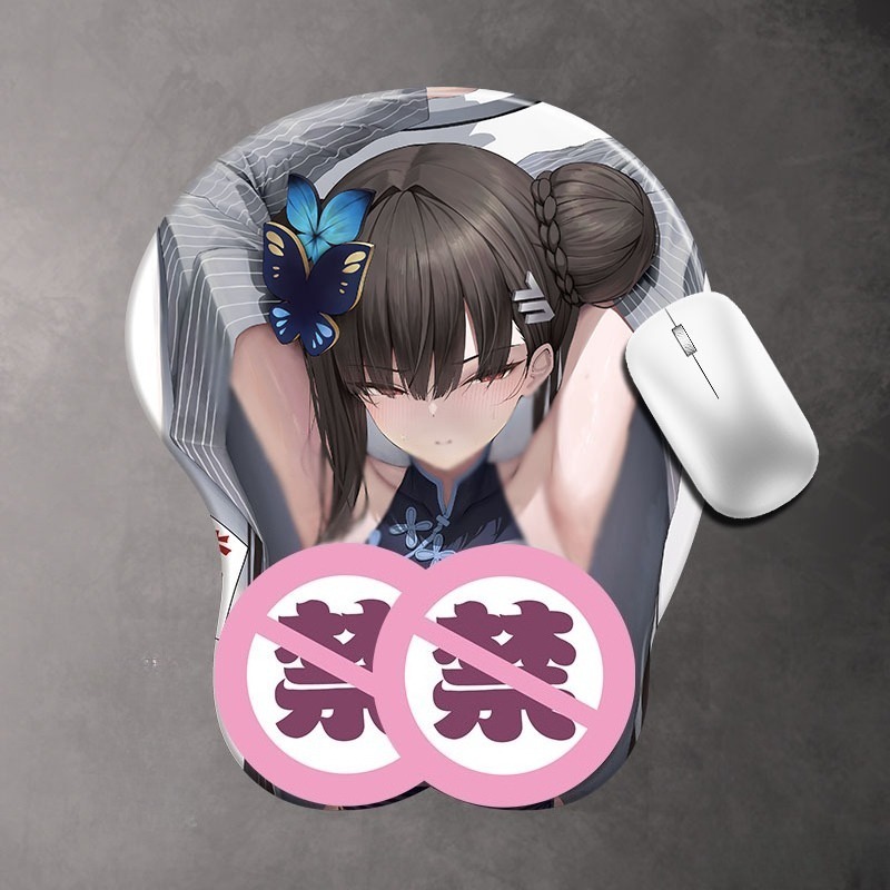 蔚藍檔案龍華妃姬 護腕 3D立體滑鼠墊