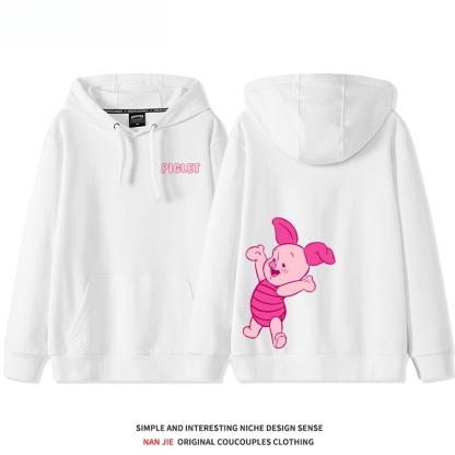 小熊維尼新款 親子情侶男女連帽衛衣