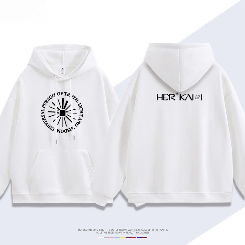 欧文同款 聯名衛衣2026秋冬新款 親子情侶裝連帽衛衣