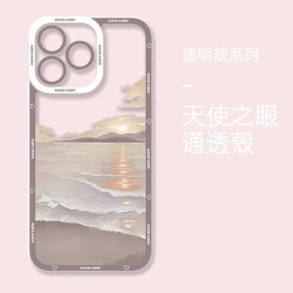 風景 天使眼透明防摔軟殼