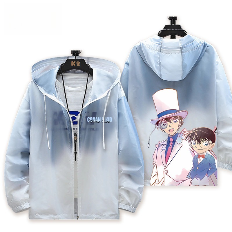 名偵探柯南 輕薄透氣漸變防曬衣外套