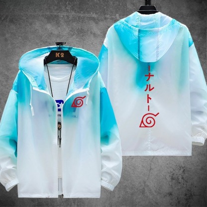 火影忍者 輕薄透氣漸變防曬衣外套