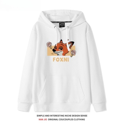 動物方城市新款 親子情侶男女連帽衛衣