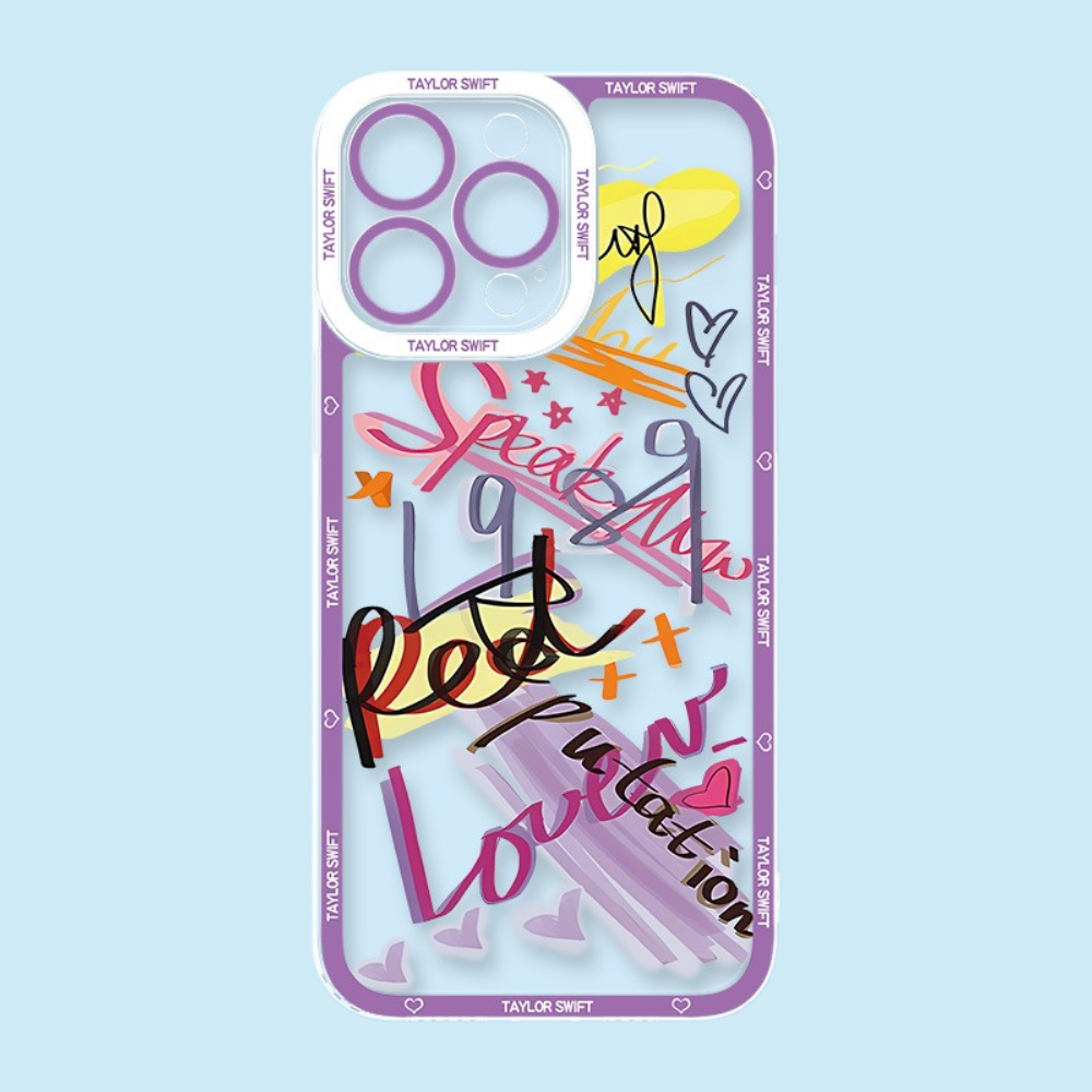 TaylorSwift黴黴天使眼透明防摔軟殼