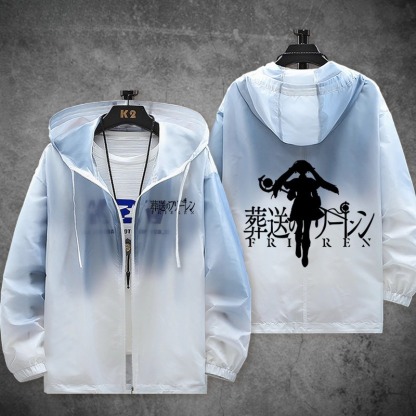 葬送的芙莉蓮 輕薄透氣漸變防曬衣外套