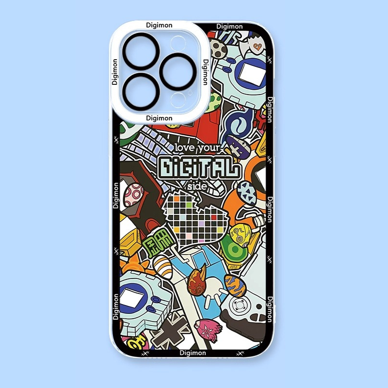 數碼寶貝天使眼透明防摔軟殼