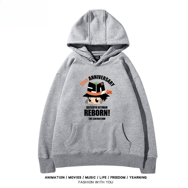 家庭教師reborn 聯名衛衣新款 親子情侶裝連帽衛衣