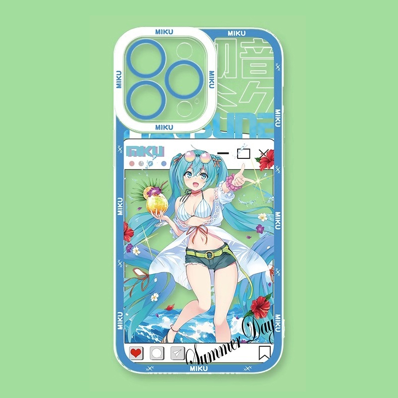 初音未來天使眼透明防摔軟殼