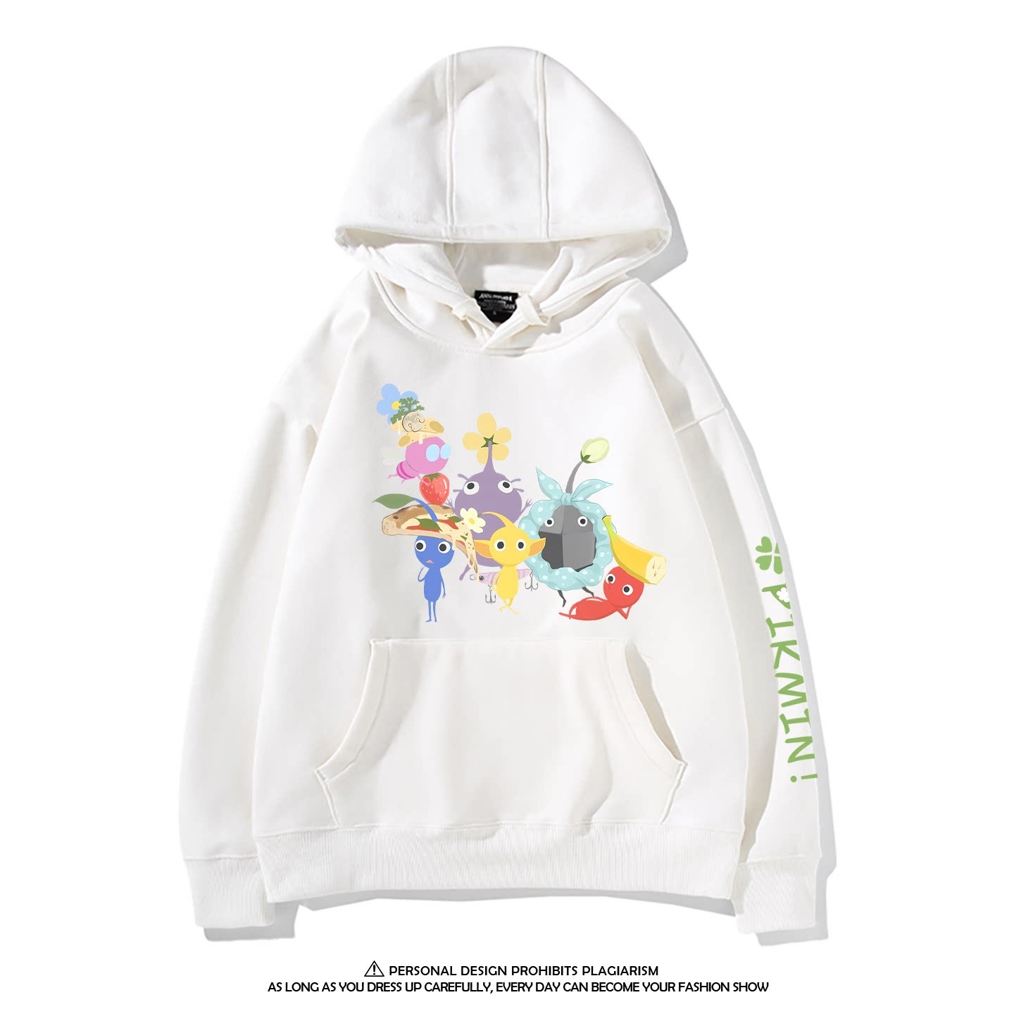 皮克敏PIKMIN4聯名衛衣新款 親子情侶裝連帽衛衣