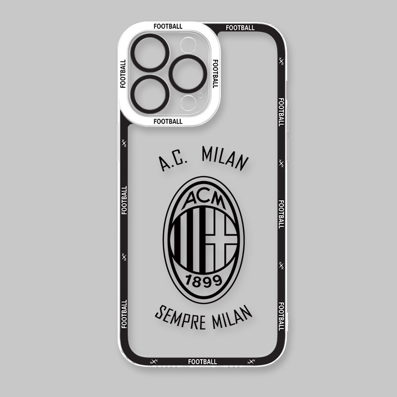 足球俱樂部天使眼透明防摔軟殼