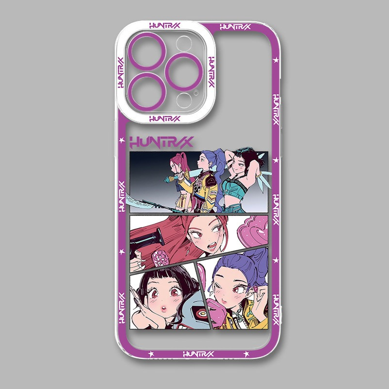 KPOP猎魔女团天使眼透明防摔軟殼