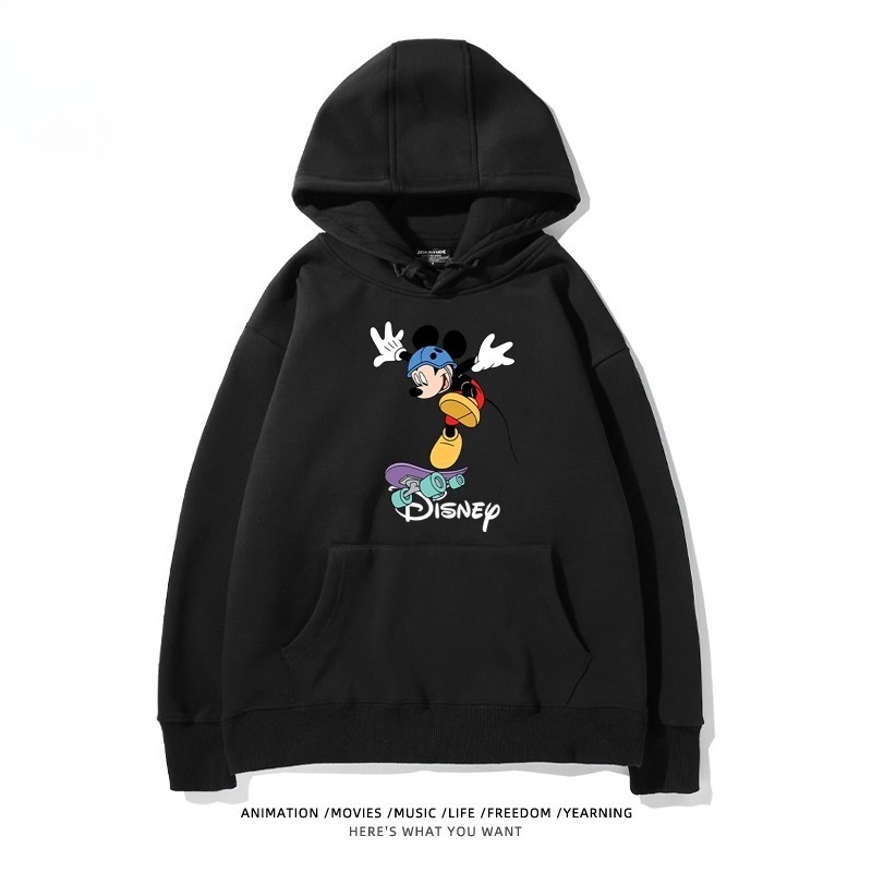 米老鼠米奇米妮 聯名衛衣2025秋冬新款親子情侶裝連帽衛衣