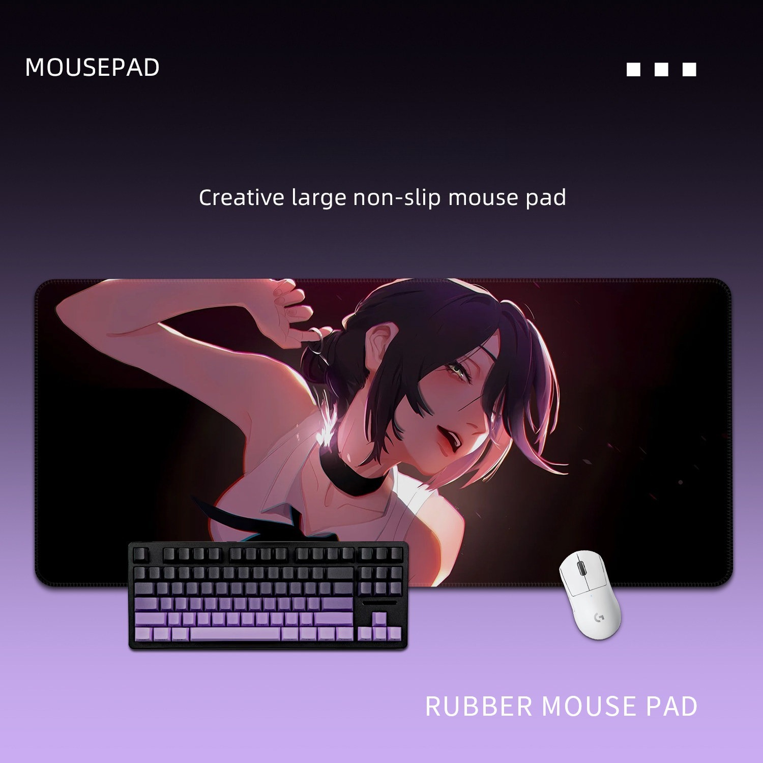 鏈鋸人蕾塞 主題桌墊 布質滑鼠墊