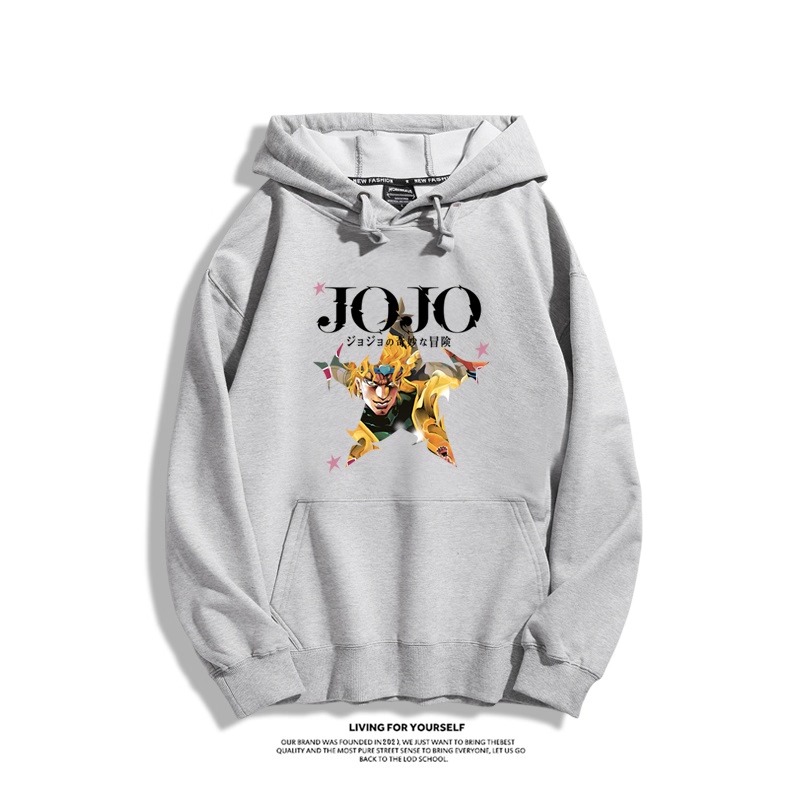 JOJO的奇妙冒險 聯名衛衣2025秋冬新款親子情侶裝連帽衛衣