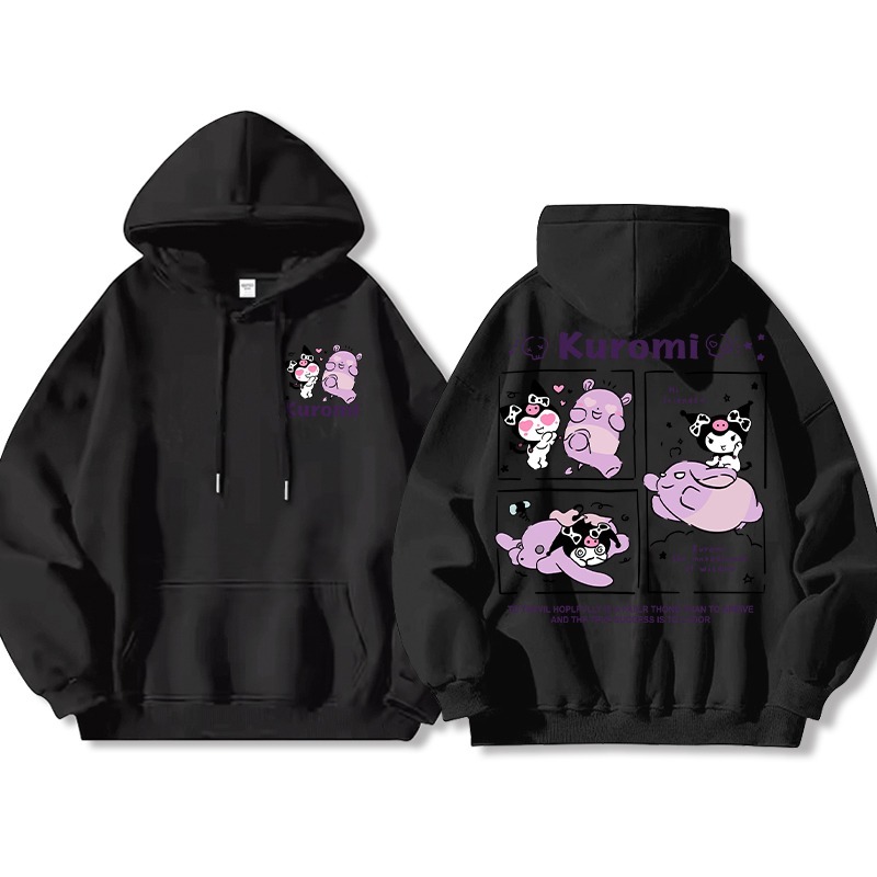 三麗鷗 聯名衛衣2025秋冬新款親子情侶裝連帽衛衣