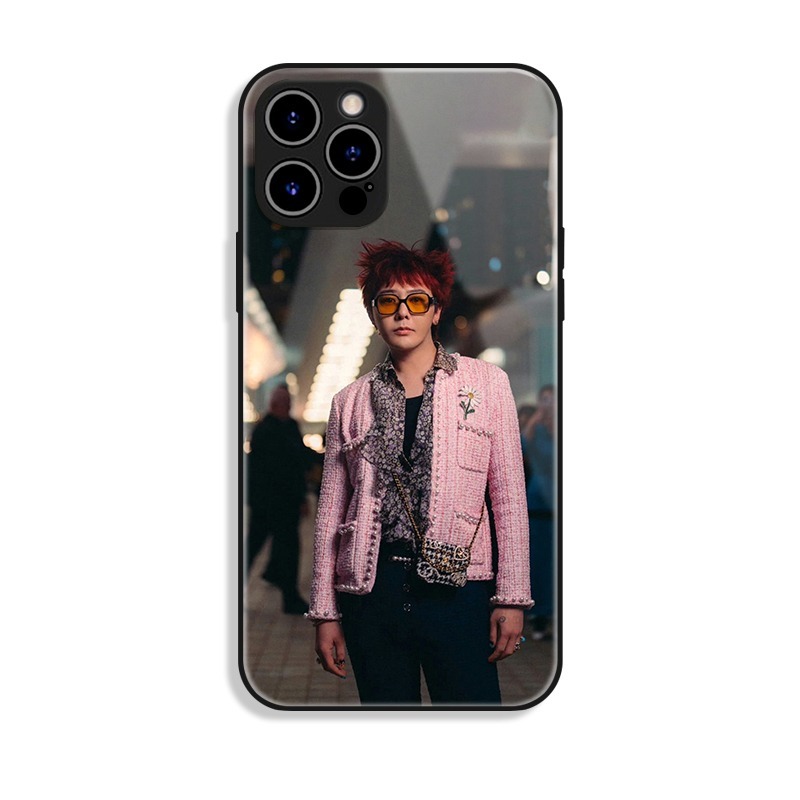 GD權志龍新款高清全包防摔玻璃殼