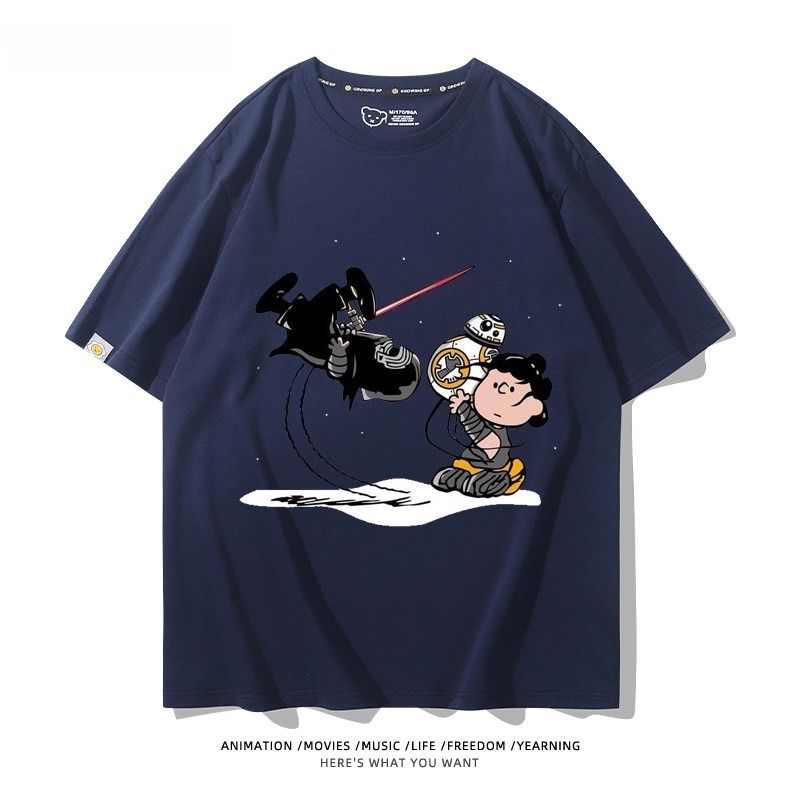 星球大戰史努比 印花短袖T恤