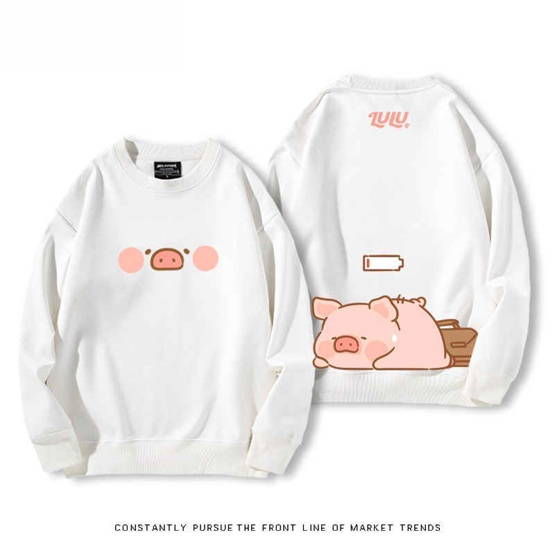 LuLu豬 聯名親子情侶裝 圓領長袖