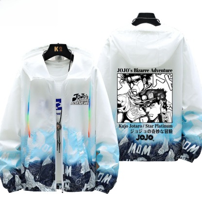 JOJO的奇妙冒險 輕薄透氣漸變防曬衣外套