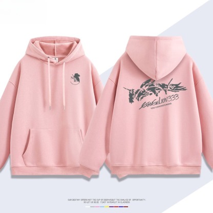 EVA聯名衛衣2026秋冬新款親子情侶裝連帽衛衣